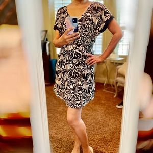 Anthropologie floral shift dress.